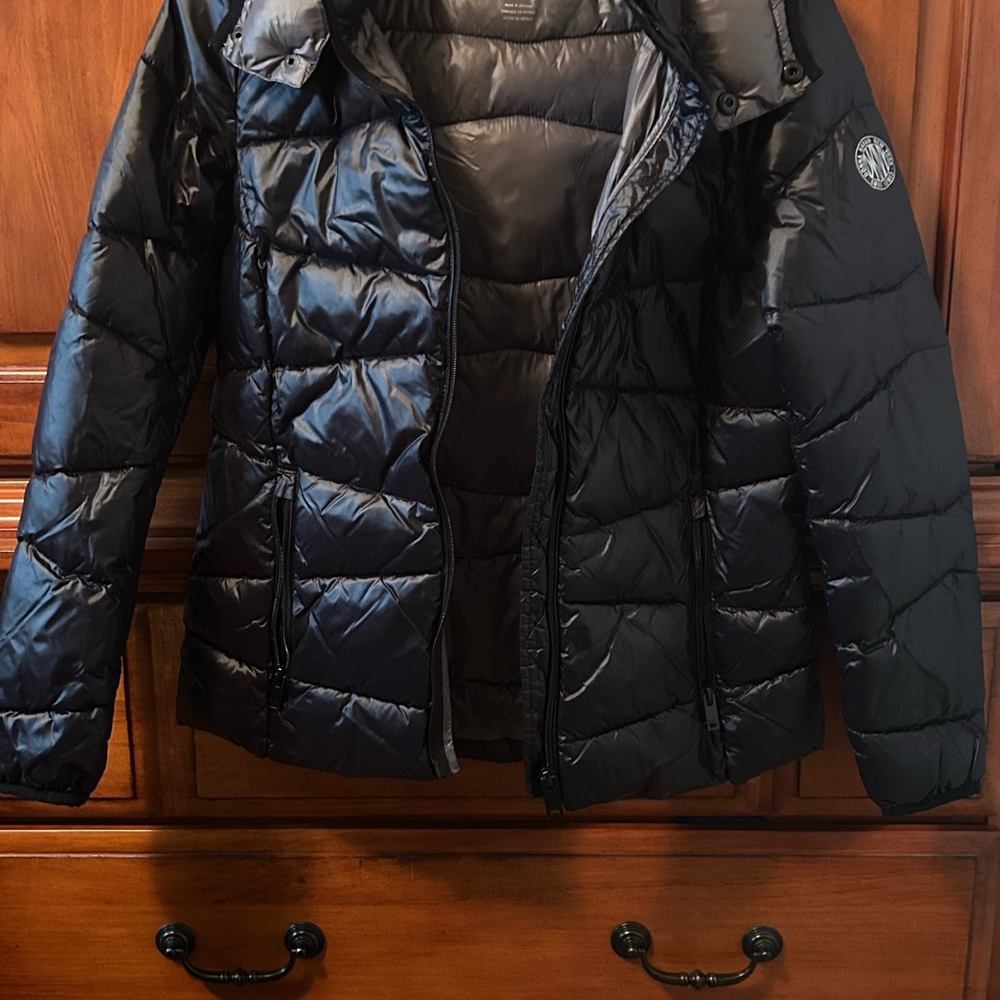 Dkny Women's Packable Puffer Jacket Gray Size Sma… - image 2